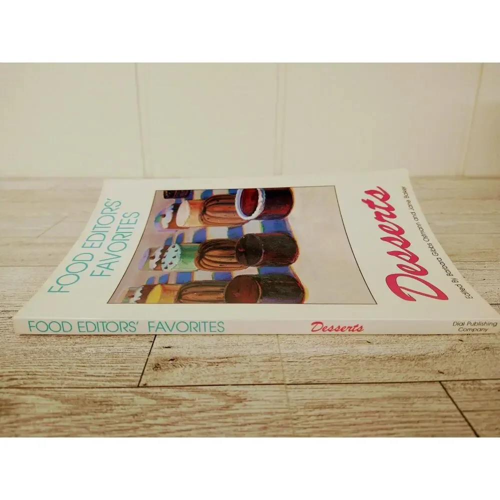 Desserts‎ Food Editors' Favorites Recipes VTG 1988 MADD Special Edition Cookbook